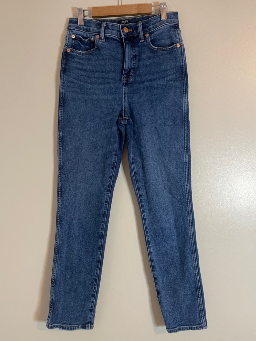 J. Crew Jeans Womens 26 Blue Classic Vintage High-Rise Preppy Straight Normcore